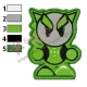 Fella as Green Lantern Embroidery Design